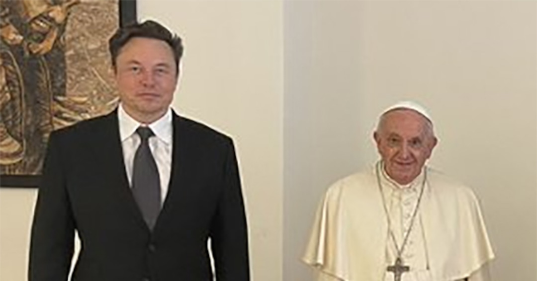 Elon Musk and 4 of His Sons Meet Pope Francis Elon Musk and 4 of His Sons Meet Pope Francis